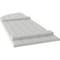 Ekena Millwork Americraft 5-Board (2 Batten) Wood Joined Board-n-Batten Shutters w/ Arch Top, ARW101BQ518X77STH, PR ARW101BQ518X77STH - alternate 6